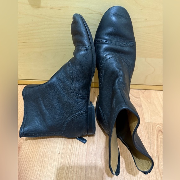 Gucci Black Leather Ankle zip up Boots 36.6 or 6.5 women's - Picture 7 of 7